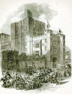 Reception of Queen Elizabeth at Kenilworth Castle by English School